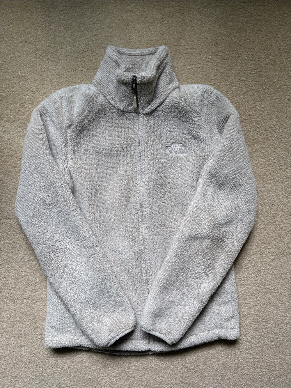 The North Face Light Tan Sherpa Fleece Jacket